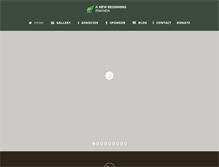 Tablet Screenshot of anewbeginningrwanda.com
